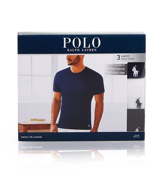 POLO RALPH LAUREN KITS PLAYERAS GREY Y BLACK