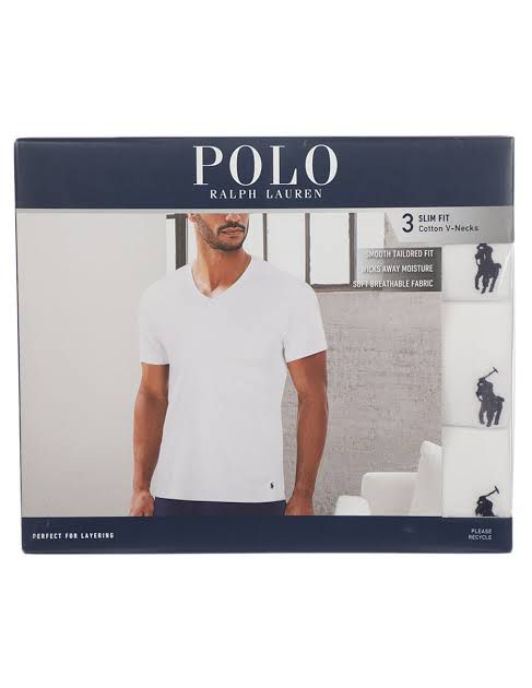 POLO RALPH LAUREN KITS PLAYERAS WHITE BLUE