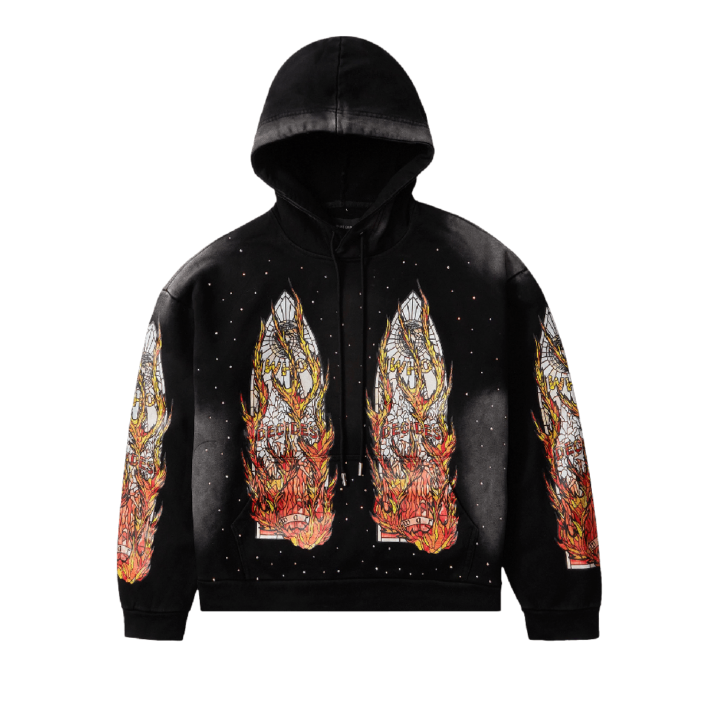 CHILD OF GOD ZIP UP HOODIE BLACK