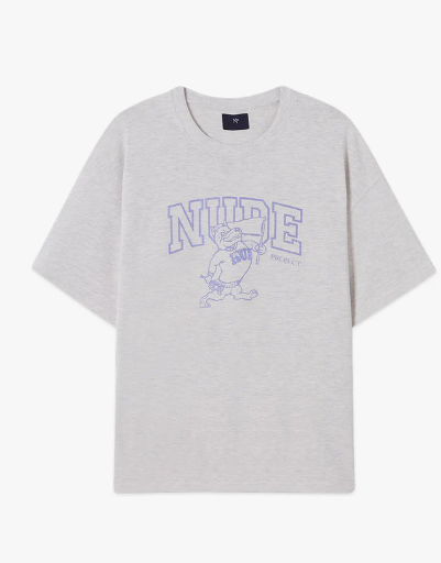 NUDE PROJECT T SHIRT WHITE PURPULE