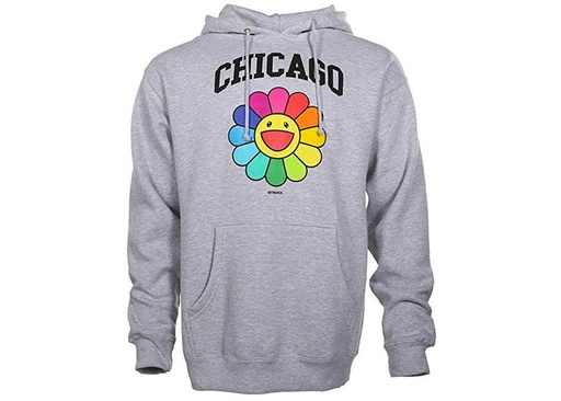 MURAKAMI HOODIE GREY MURAKAMI FLOWER