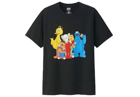 UNIQLO X KAWS T SHIRT SESAME STREET COLORS