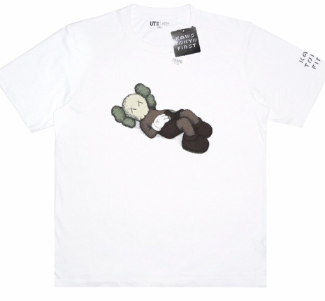 UNIQLO X KAWS T SHIRT WHITE TOKYO FIRST FLOATING KAWS