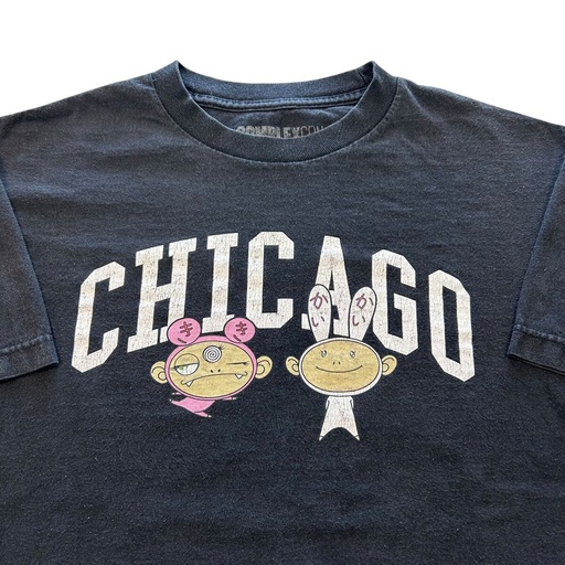 COMPLEX T SHIRT BLACK CHICAGO MURAKAMI