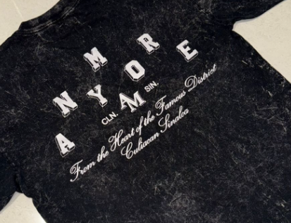 ANYMORE T-SHIRT GREY DESGASTADO AMIRI