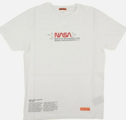 HERON PRESTON T SHIRT WHITE RED