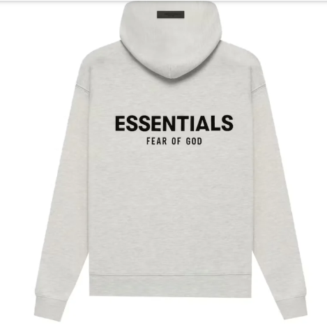 FEAR OF GOD ESSENTIALS HOODIE LIGHT OATMEAL FW22
