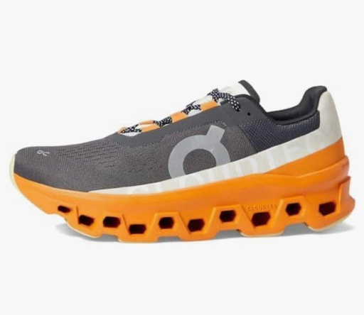 ON RUNNING CLOUDMONSTER ORANGE GREY