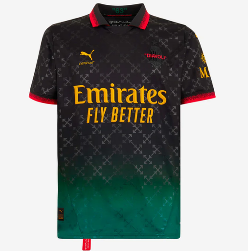 OFF WHITE X PUMA X MILAN JERSEY BLACK