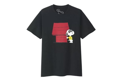 UNIQLO X KAWS X PEANUTS T-SHIRT BLACK
