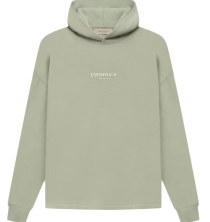ESSENTIALS HOODIE RELAXED SEA FOAM