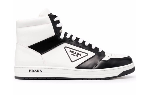 PRADA DISTRICT HIGH WHITE BLACK
