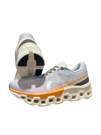 ON RUNNING CLOUDMONSTER 2 WHITE ORANGE SILVER
