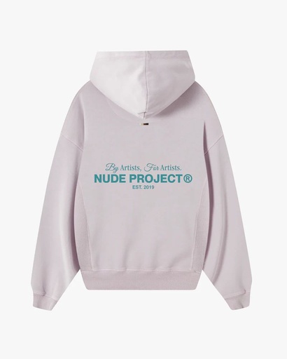 NUDE PROJECT CULT HOODIE VIOLET GREEN