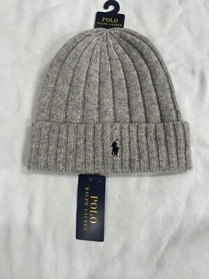 POLO RALPH LAUREN GORRO GRAY BEIGE