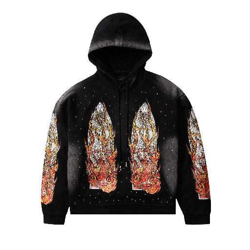 CHILD OF GOD ZIP UP HOODIE BLACK